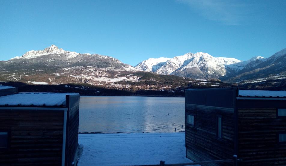 Camping Serre-ponçon Location mobil-home hiver bord du lac