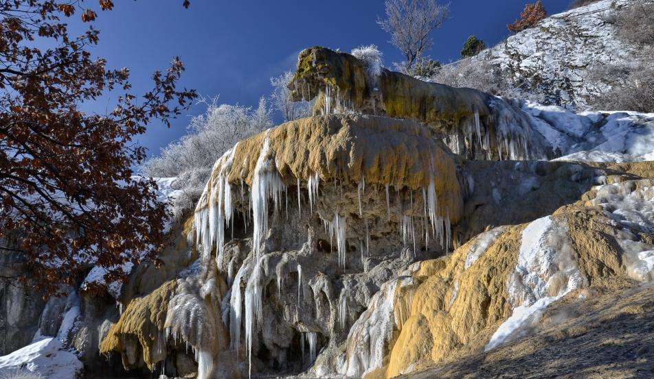 Camping Serre-ponçon Réotier fontaine