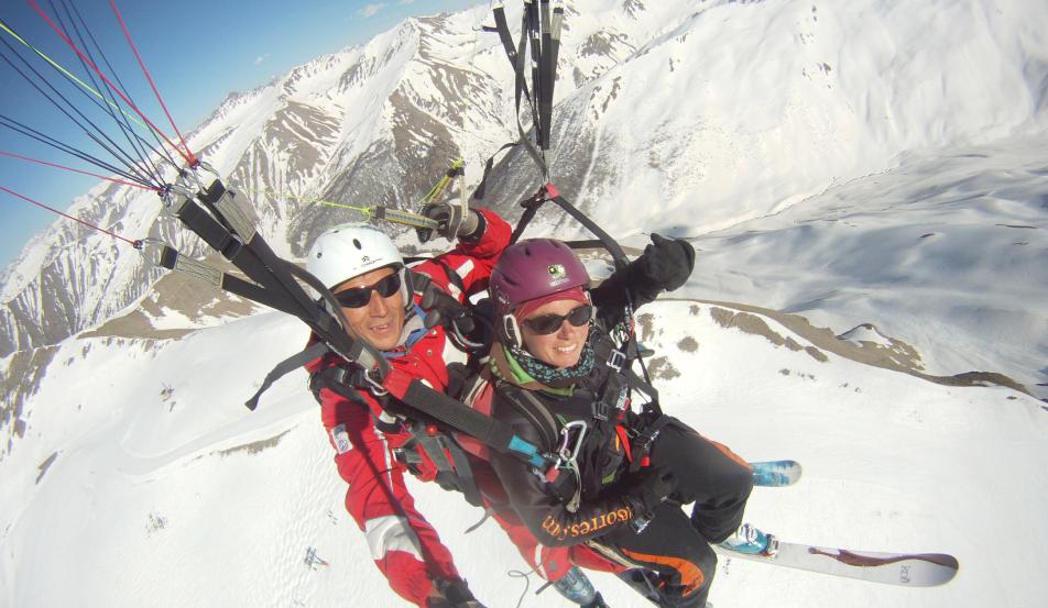 Activité hiver parapente Serre-ponçon