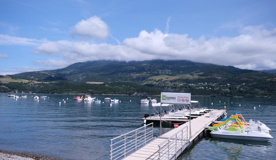 Camping Lac Serre-ponçon Mise à l'eau bateau