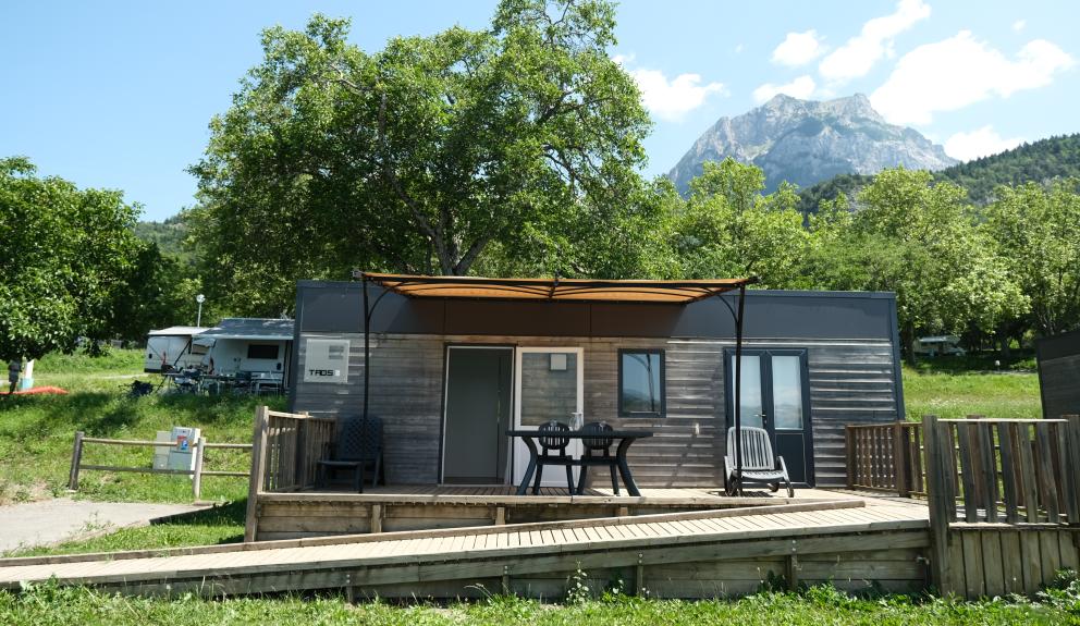 Camping Serre-Ponçon mobil-home accès handicapé lac