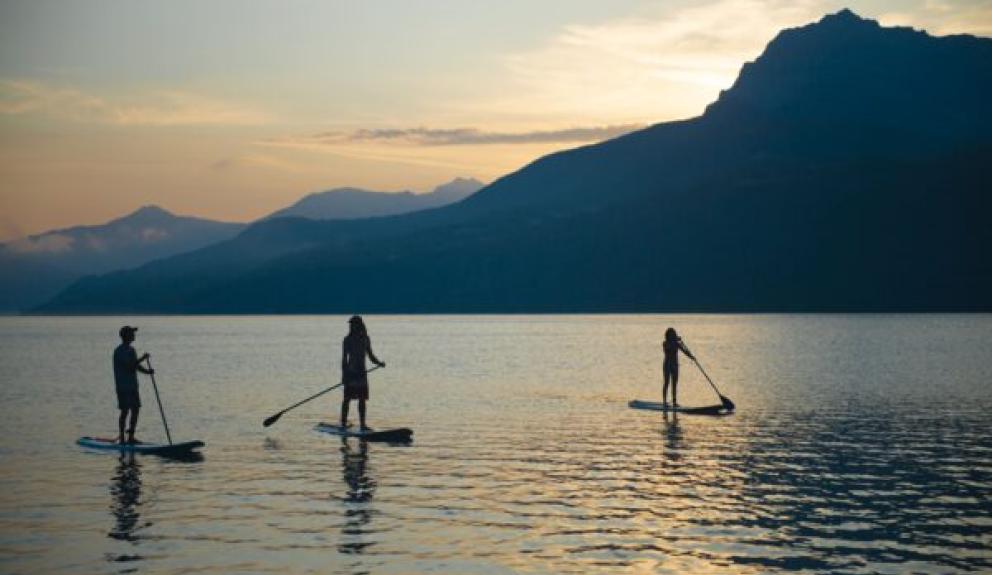 Camping Serre-ponçon départ paddle