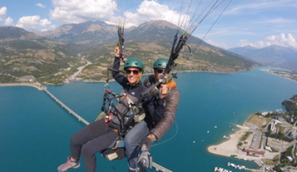 Camping Serre-ponçon activité été parapente